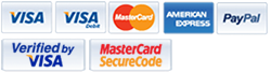We now accept all major credit cards