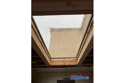 Skylight in EDPM Rubber Roof