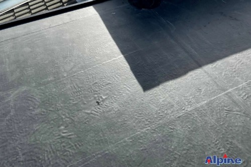 Extension EDPM rubber flat roof